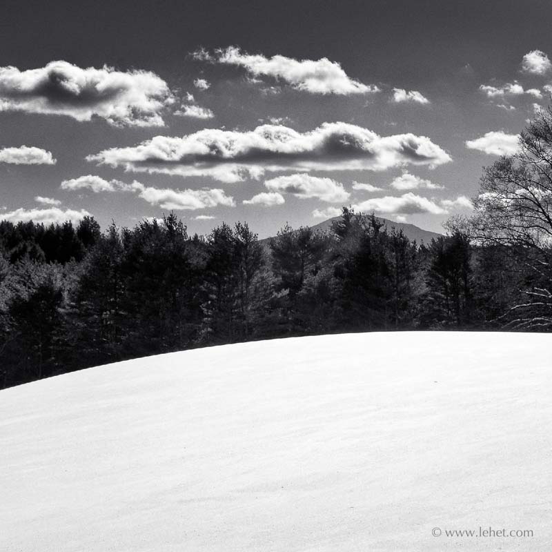 Curved Snow Hill,Ascutney