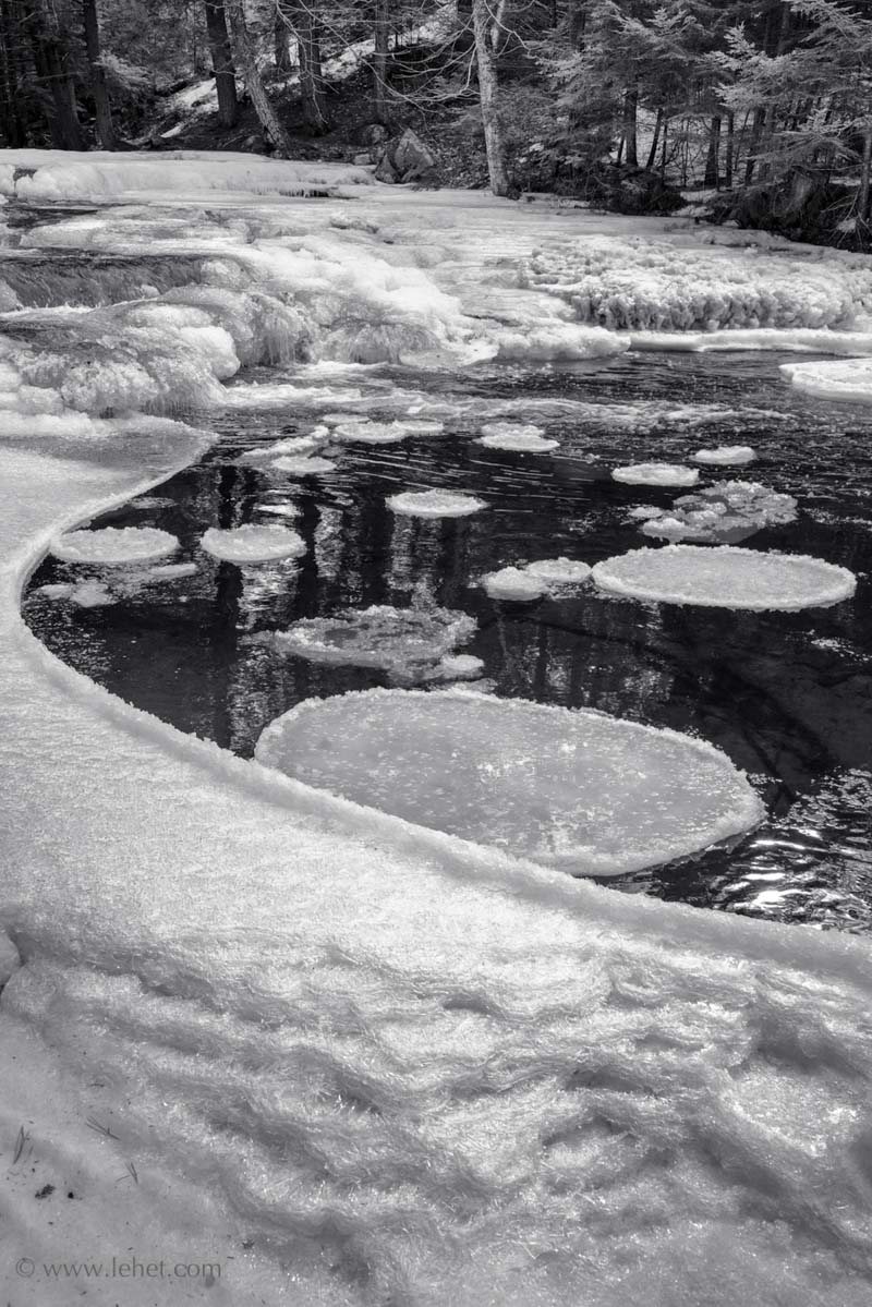 Ice Circles in a Water Circle,NH