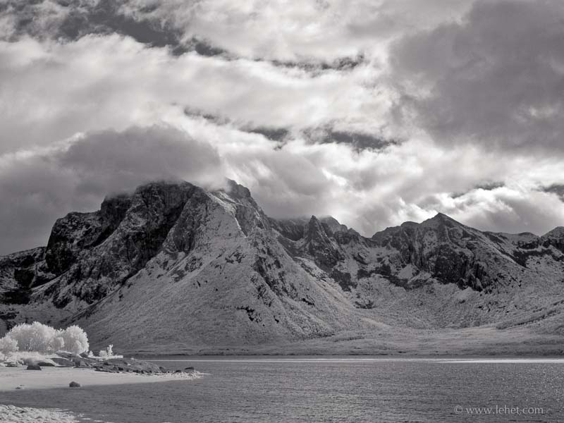 Mountains and Clouds,Infrared,Lofoten,Norway 2016