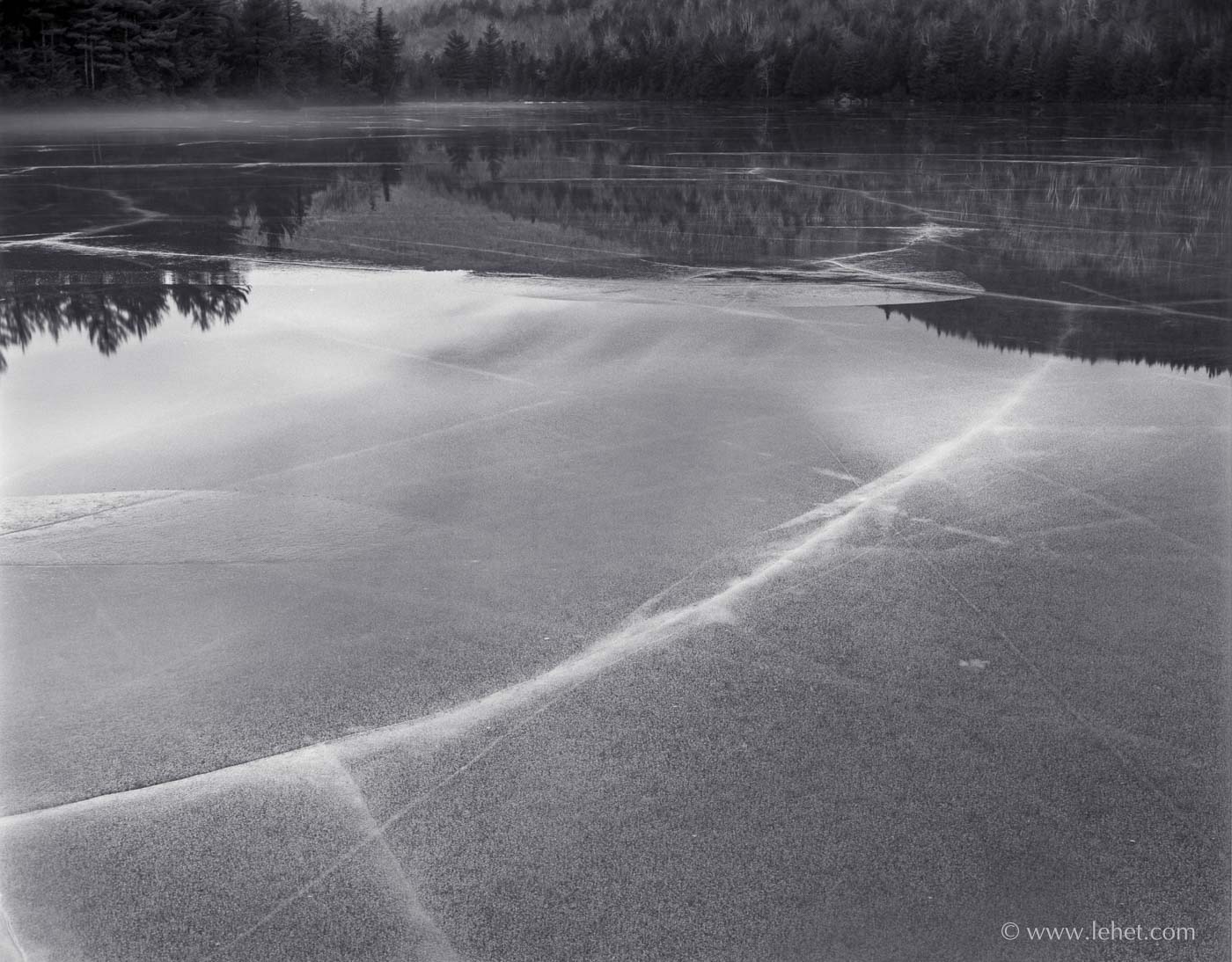 Black Ice, Pout Pond, Lyme Center NH