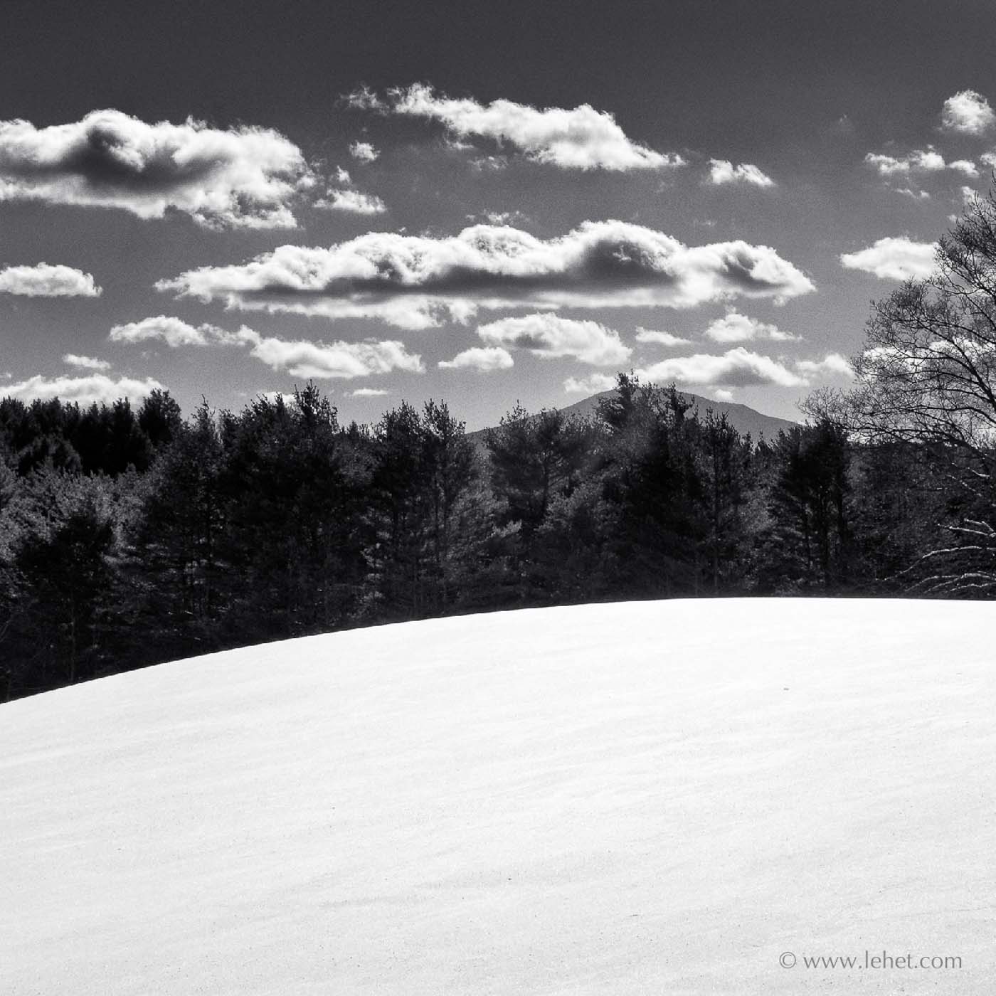 Curved Snow Hill, Ascutney