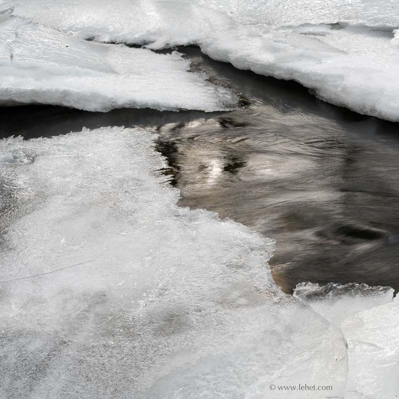 Stream Through Ice Sheets Square
